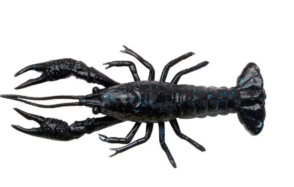 Online 4D Craw 7,5cm Black Blue Gummiköder