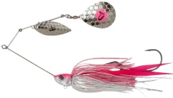 FZ Da Bush Spinnerbait 21g White Silver Metallköder