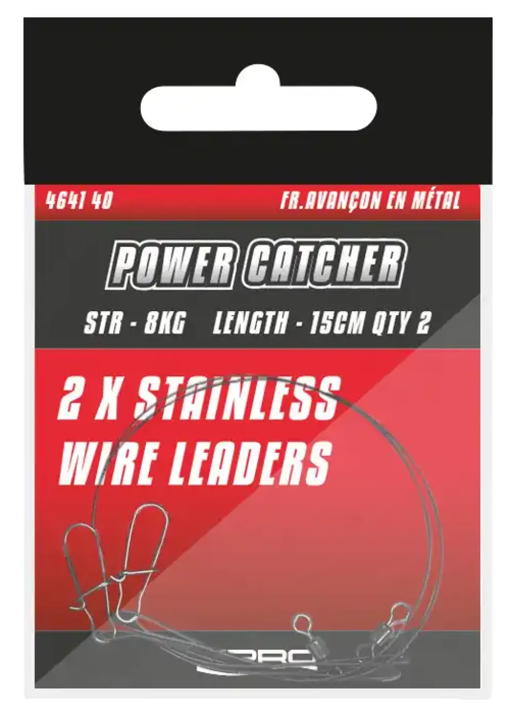 New Power Catcher Wire Leader 15cm 12kg Vorfächer