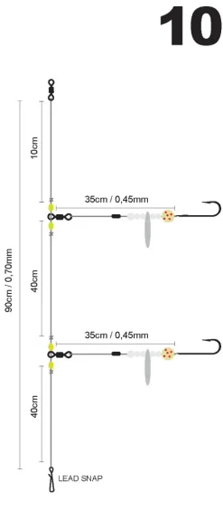 Online Salt Rig 10 2 90cm Pearl Ghost Meeresköder