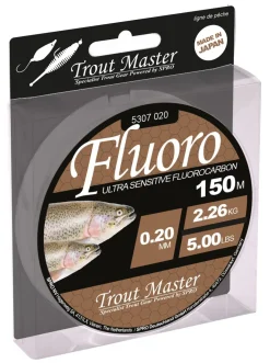 New Trout Master Fluoro Mainline 150m Clear 0,16mm 1,36kg Hauptschnüre|Schnüre