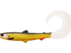 Clearance Bullteez Curltail 10cm Bass Orange Gummiköder