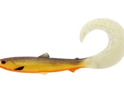 Clearance Bullteez Curltail 10cm Bass Orange Gummiköder