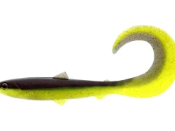 Clearance Bullteez Curltail 10cm Bass Orange Gummiköder