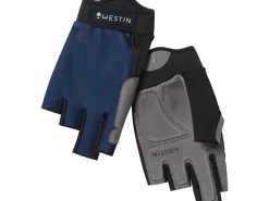 Clearance Drip UPF Half Finger Glove #M Petrol Blue Handschuhe