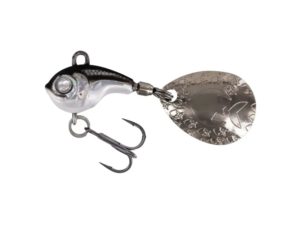 Outlet DropBite Tungsten Spin Tail Jig 9g Diamond Metallköder