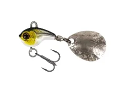 Outlet DropBite Tungsten Spin Tail Jig 9g Diamond Metallköder