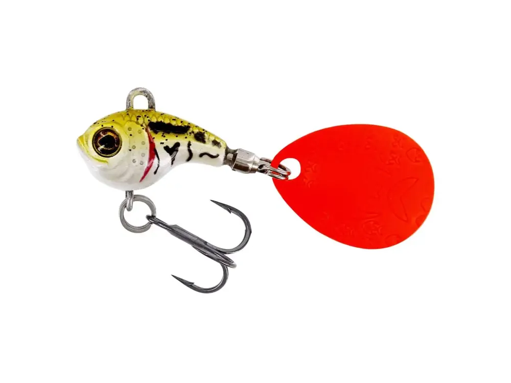 Outlet DropBite Tungsten Spin Tail Jig 9g Diamond Metallköder