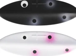 Clearance Præsten 3,3cm 4g Black Orange Clown Metallköder