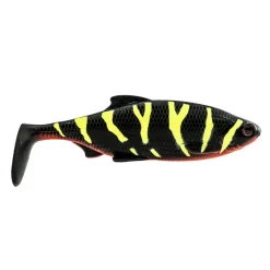 New Ricky The Roach Shadtail AJ Sonderfarbe 14cm Black Perch Gummiköder