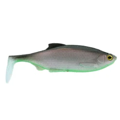 New Ricky The Roach Shadtail AJ Sonderfarbe 14cm Black Perch Gummiköder