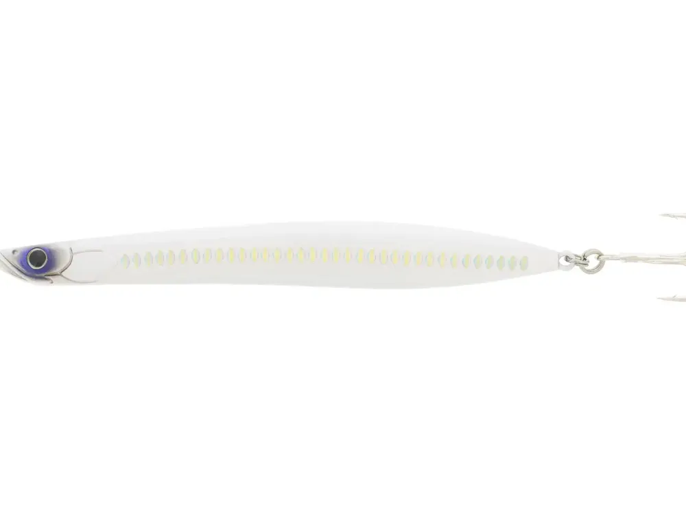 New Sandy Fixed Sbass 10cm 14g Bright White Scales Meeresköder|Bissanzeiger