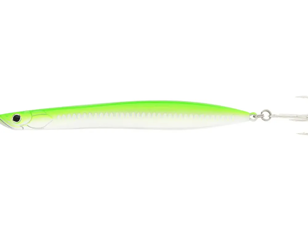 New Sandy Fixed Sbass 10cm 14g Bright White Scales Meeresköder|Bissanzeiger