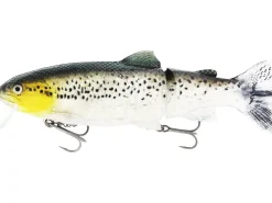 Hot Tommy the Trout Slow Sink 25cm Real Rainbow Trout Gummiköder