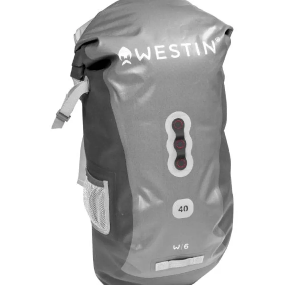 Clearance W6 Roll-Top Backpack Silver Grey 45L Taschen & Rucksäcke