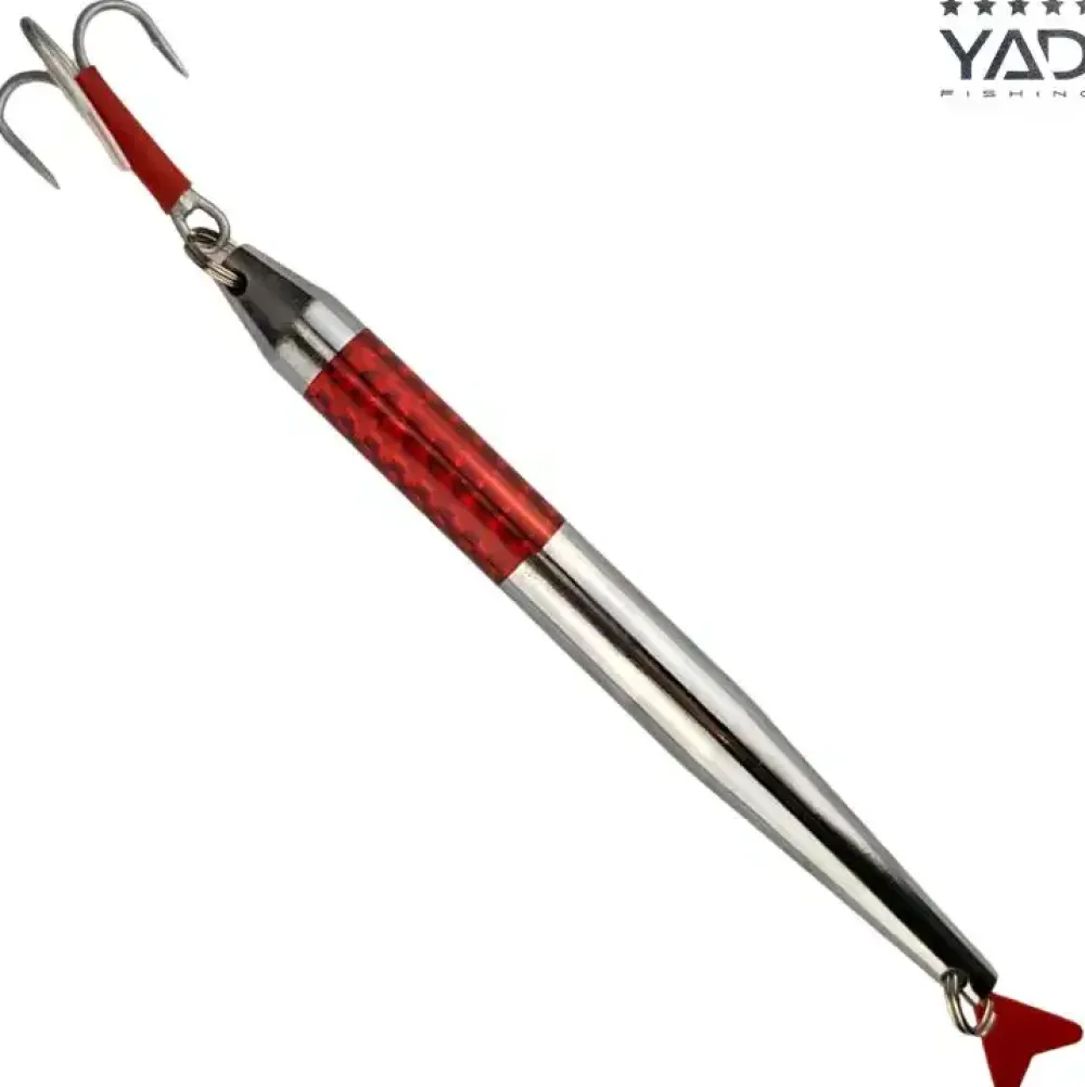 Hot Bullet Dancer 200g Silver Red Meeresköder|Haken