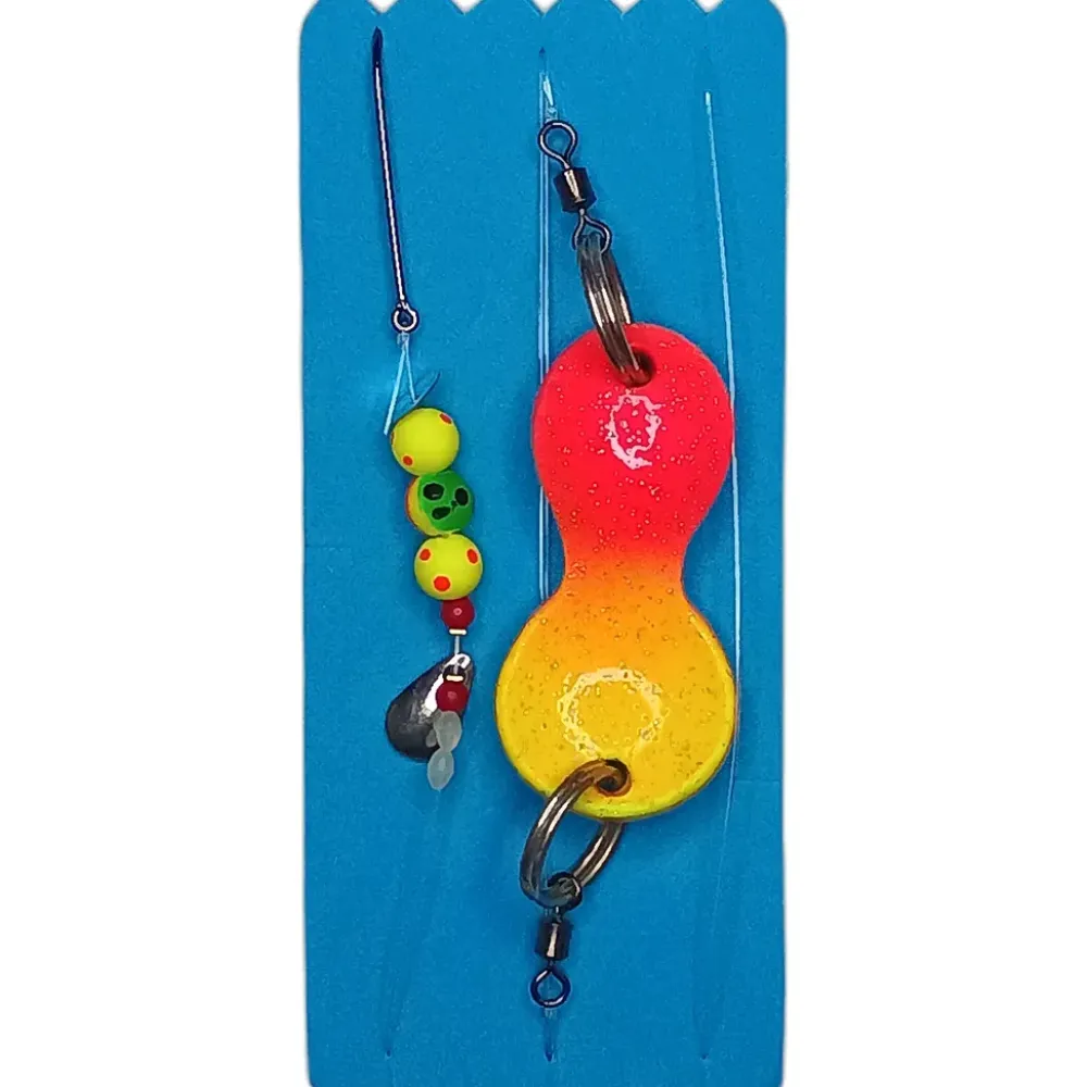 Clearance SFR Buttlöffel #2 80g Red and Yellow 0,40mm Meeresköder
