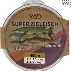 Discount Super Zielfisch Allround 400m 0,20mm clear Hauptschnüre|Schnüre