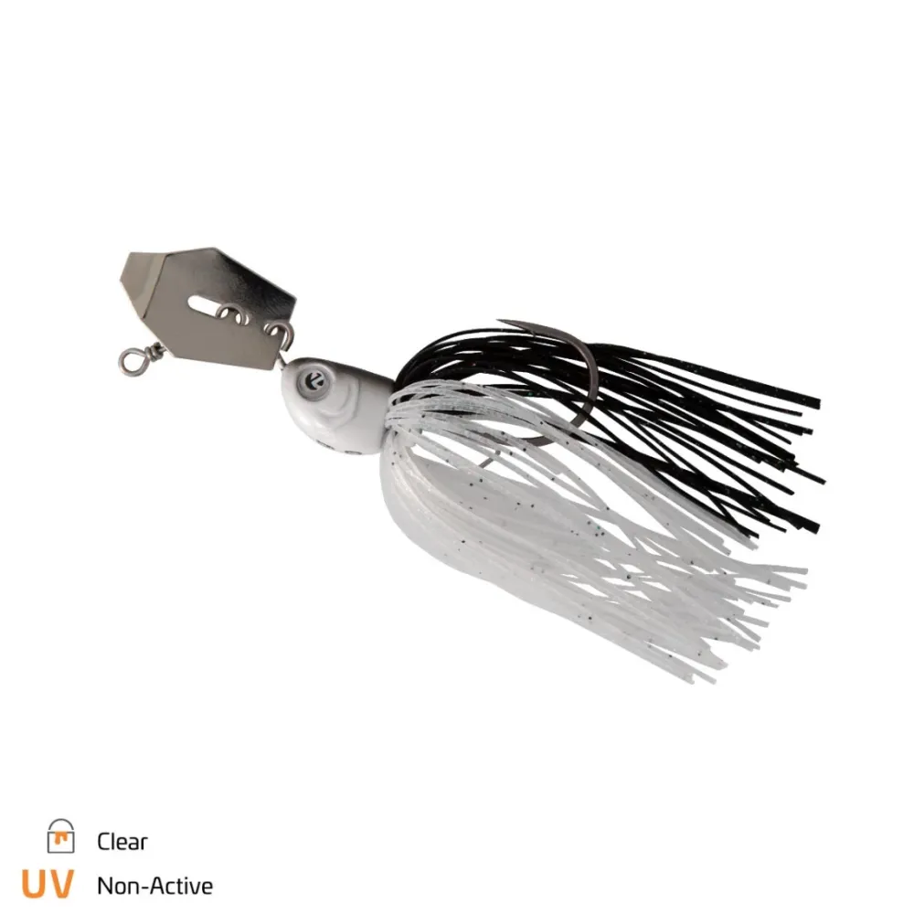 Clearance Bladed Jig 7g #4/0 Clear Metallköder