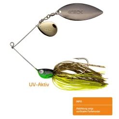 Hot Spinnerbait 25g Clear Metallköder