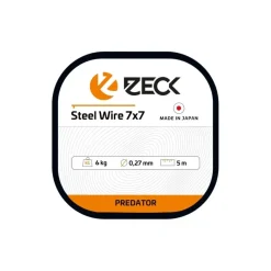 Best Steel Wire 7x7 5m Braun 0,27mm 6kg Vorfächer